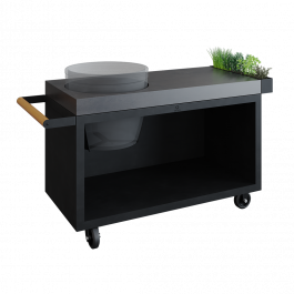 OFYR Kamado Table Black 135 PRO Béton BGE